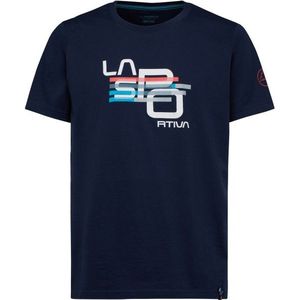 La Sportiva Stripe Cube T-Shirt T-shirt (Heren |blauw)