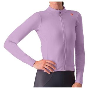 Castelli Womens Espresso Thermal Jersey Fietsshirt (Dames |purper/roze)