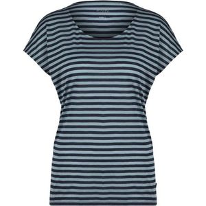 Stoic Womens MerinoChill MMXX Göteborg Loose Tee St Merinoshirt (Dames |grijs/blauw)