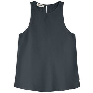 Jazz - Casual Overhemd - Grijs - Vlas - Mouwloos