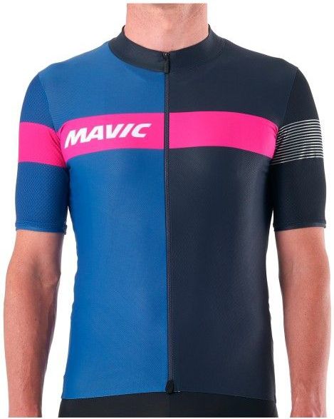 mavic ksyrium pro jersey met korte mouwen blauw