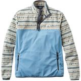 Passenger Set Off Recycled Polar 1/4 Zip Fleece Fleecevest (Heren |blauw/grijs)