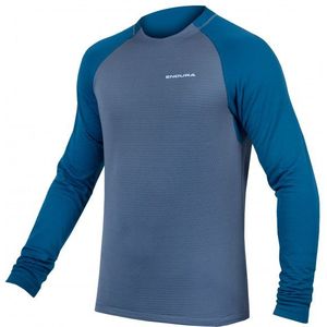 Endura Singletrack Fleece Fietsshirt (Heren |blauw)