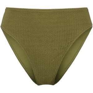 Seafolly Womens Sea Dive High Rise Pant Bikinibroekje (Dames |olijfgroen)
