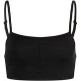 super.natural - COSY - Sport BH - Zwart - Merinowol en Polyester