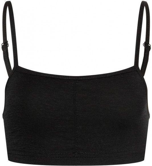 super.natural - COSY - Sport BH - Zwart - Merinowol en Polyester