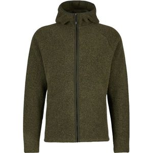 Stoic MerinoPile RissnaSt II Zip Hoody Merinohoodie (Heren |olijfgroen)