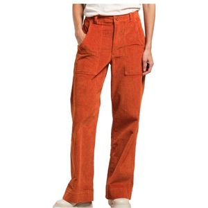 DEDICATED Womens Workwear Pants Vara Corduroy Vrijetijdsbroek (Dames |rood)