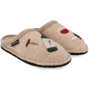 Haflinger Flair Wine Time Pantoffels (beige)