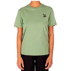 Iriedaily Womens Sneaker Cat Tee T-shirt (Dames |groen)