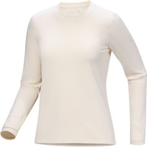 Arcteryx Womens Taema Thermal Crew L/S Hardloopshirt (Dames |wit)