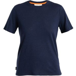 Icebreaker Womens Merino Linen S/S Tee Merinoshirt (Dames |blauw)
