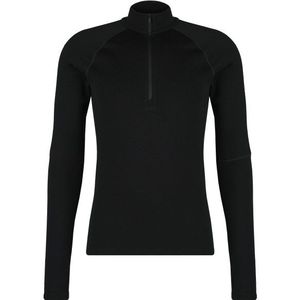 Icebreaker - 300 Merinofine Polar L/S Half Zip - Merino-ondergoed - Zwart
