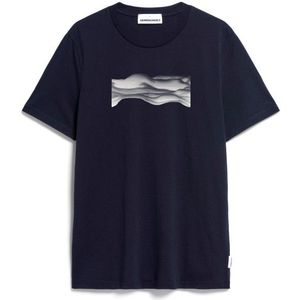 ARMEDANGELS Jaames Wavy Clouds T-shirt (Heren |blauw)