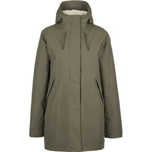 Vaude - Womens Coreway Parka - Olijfgroen - Parka - Waterdicht