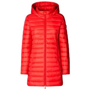 Save the Duck Womens Carol Lange jas (Dames |rood)