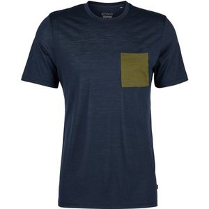 Stoic MerinoChill MMXX Göteborg Pocket Tee Merinoshirt (Heren |blauw)