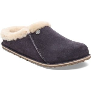 Birkenstock Zermatt Premium Suede Shearling Pantoffels (grijs)