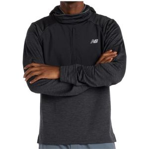 New Balance Heat Grid Balaclava Hoodie Hardloopjack (Heren |zwart)