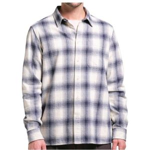 DEDICATED Shirt Rute Flannel Shadow Check Overhemd (Heren |grijs)