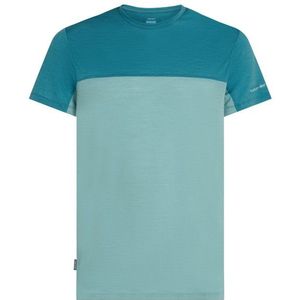 Icebreaker - Merino Blend 125 Cool-lite Sphere - T-shirt - Blauw - Korte Mouwen