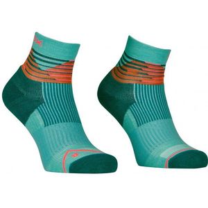 Ortovox Womens All Mountain Quarter Socks Merinosokken (Dames |turkoois)