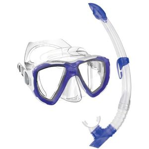 Mares Combo Trygon Snorkelset (blauw/ clear)