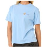 Rip Curl Womens La Joya Relaxed Tee T-shirt (Dames |blauw)