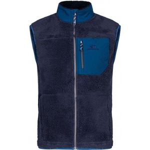 Elevenate Glacier Pile Vest Fleecebodywarmer (Heren |blauw)