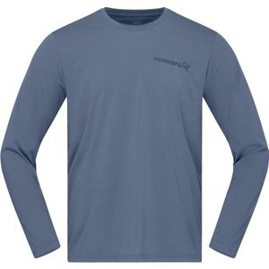 Norrona Femund Tech Long Sleeve Sportshirt (Heren |blauw)