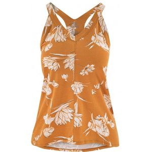 Sherpa Womens Neha Tank Tanktop (Dames |oranje)