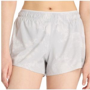 New Balance Womens RC Printed Short 3 Hardloopshort (Dames |beige)