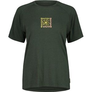 Maloja Womens MarocazM T-shirt (Dames |groen/olijfgroen)