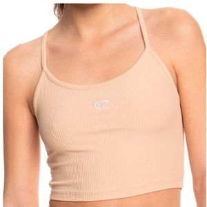 Roxy Womens Rise & Vibe Rib Tank Top (Dames |beige)