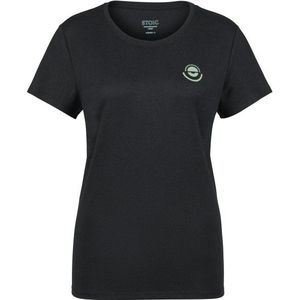 Stoic Womens Hemp15 SälkaSt II S/S Sportshirt (Dames |zwart)