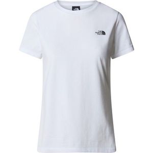 The North Face Womens S/S Simple Dome Tee T-shirt (Dames |wit)