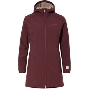 Vaude Womens Moena Softshell Parka Lange jas (Dames |rood |waterdicht)