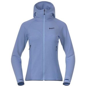 Bergans Womens Tind Merino Hood Jacket Merinovest (Dames |blauw/purper)