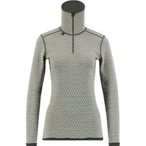 Ulvang Womens Comfort 200 Turtle Neck w/ Zip Merino-ondergoed (Dames |grijs)