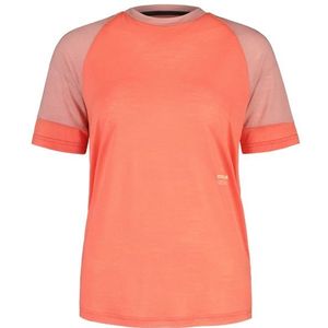 Maloja Womens AtterseeM Merinoshirt (Dames |rood)