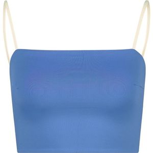 MYMARINI Womens Easy Top Long Bikinitop (Dames |wit)