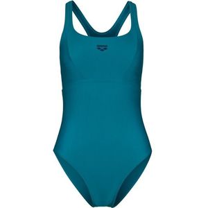 Arena Womens Solid Swimsuit Control Pro Back B Badpak (Dames |blauw)