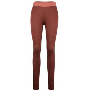 Stoic Womens Merino180 SvenstaSt Long Pants Merino-ondergoed (Dames |rood/bruin)