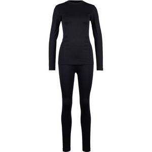 Heber Peak Womens EvergreenHe Seamless Underwear Set Synthetisch ondergoed (Dames |zwart)