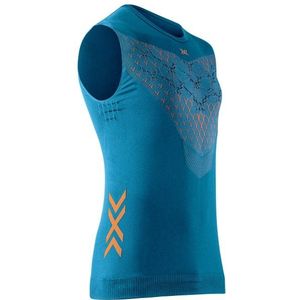 X-Bionic Twyce Run Singlet Hardloopshirt (Heren |blauw)
