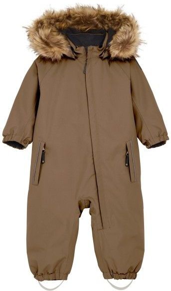Color Kids - Babys Coverall - Bruin - Waterdicht