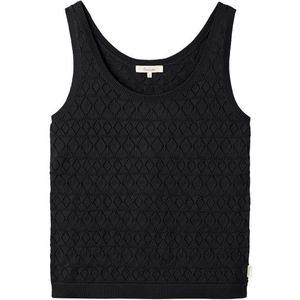 Tranquillo Womens Ajour Strick-Top Top (Dames |zwart)