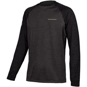 Endura Singletrack Trikot Langarm Fietsshirt (Heren |zwart)