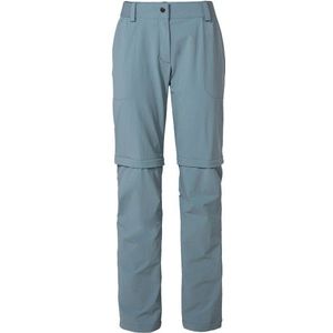 Vaude Womens Farley Stretch Zip Off Pants II Trekkingbroek (Dames |grijs/turkoois)