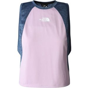 The North Face Womens Mountain Athletics S/S Crop Tank Sportshirt (Dames |roze)